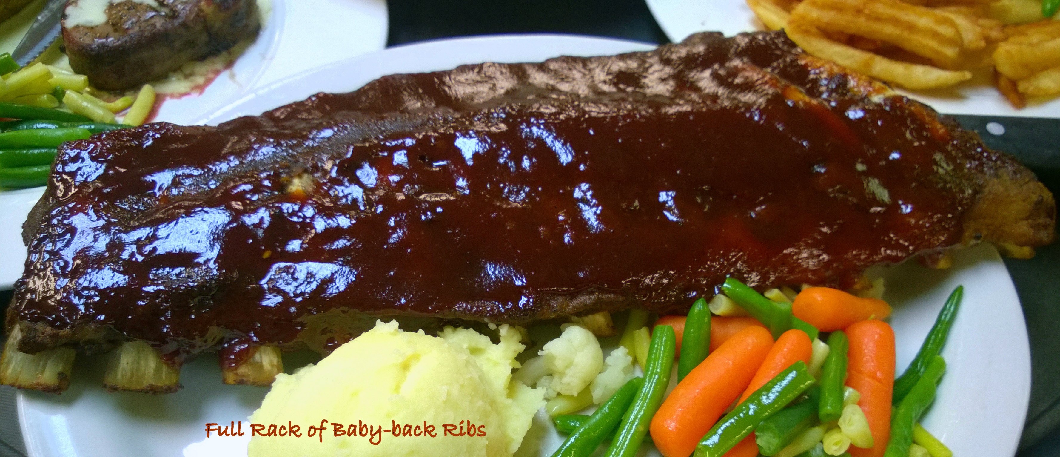 Full Rack Baby Back Ribs